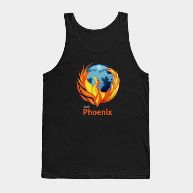 Dark Phoenix Browser Tank Top by silampila